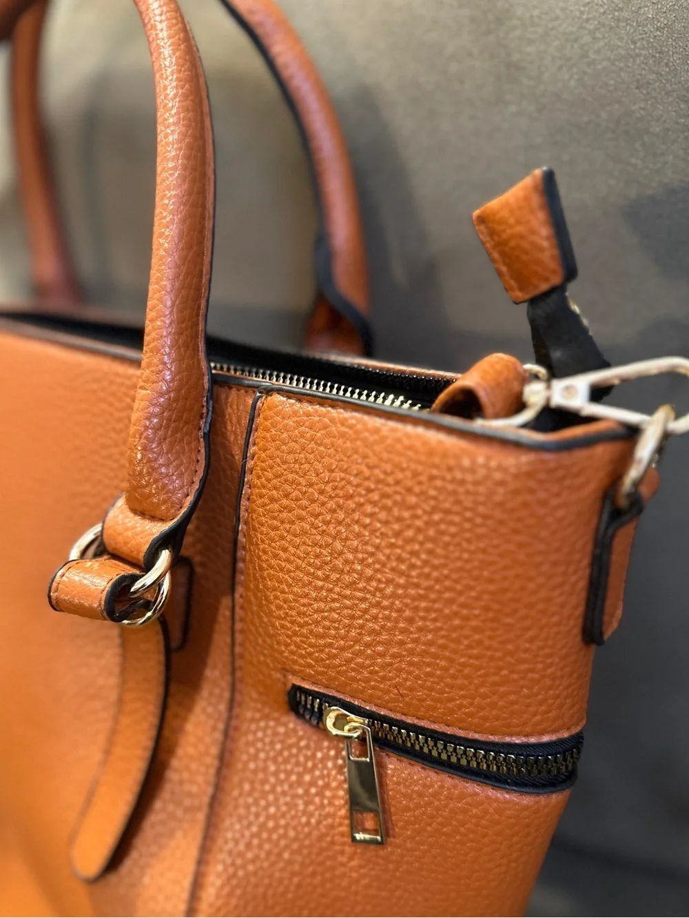 NEW Treviso faux leather bag purse satchel READ DESCRIP